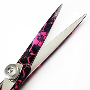 Professional Hair Cutting Scissors Hairdressing Scissors 5.5 Inches - Beard/Mustache Scissors - HQ Blue Titanium Shears… - Image 6