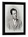 Produktbild Gerahmtes Bild von Unbekannt "Portrait photograph of Gustav Mahler", Kunstdruck im hochwertigen handgefertigten Bilder-Rahmen, 30x40 cm, Schwarz matt