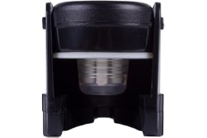 Koala 6627NN01 Bouchon à Champagne hermétique Noir & Acier inoxydable