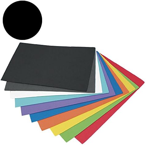 CAMPUS University eva-5065-bk – Rubber, 2 mm, 10 Pieces, 40 x 60 mm, Black