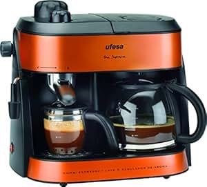 Ufesa CK7355 Kaffeemaschine, 1800 W, Orange: Amazon.de