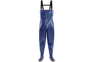 Aikelai Scafandro da Pesca da Uomo,Waders Pesca Neoprene con Stivali da Pesca,Trampolieri da Pesca Uomo Impermeabili,Attrezzatura da Pesca,Waders Pesca Abbigliamento,Salopette Impermeabile Uomo
