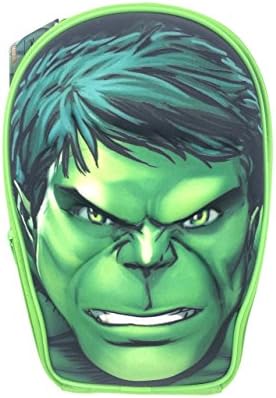 OFFICIAL NEW MARVEL AVENGERS HULK EVA 3D BOYS NURSERY SCHOOL LUNCH INSULATED BAG
