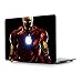 Produktbild RQTX MacBook Pro 15" Hülle Laptop Zubehör Hartplastik der Druck Cover für Apple MacBook Pro 15,4 Zoll Retina mit USB 3 und HDMI Anschlüsse, Modell: A1398, Schutzcase der Stil Iron Man