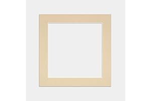 PROCUT GLOBAL LTD Procut Global 40x40 cm Ivory Picture Mounts to Fit 30x30 cm Photo Frames- Photo Mounts for Frames - Stylish & Durable Mount Board Card for Home Decor