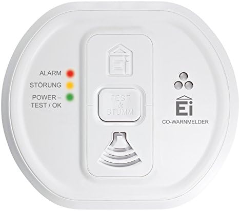 Ei Electronics Professional Ei208iW-3XD 5165 i- Series Carbon Monoxide Detector with Built-in 10-Year Lithium Battery Wireless networkable with Radio Module Ei200MRF, 3 V, White