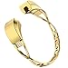 Produktbild Armband Strap,Janly Geeignet für Fitbit Alta Ersatz Armband mit Metallic Bohrung (Gold)