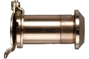 GARDINIA Spy Hole Viewer 20-35mm Long White Gold Chrome - Door Viewer 20-35mm Brass