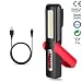 Produktbild LED-Arbeitslampe, Wiederaufladbar, Tragbar, Tragbar, leistungsstark, 3 W, Cob, Taschenlampe, mit Magnetclip, für Auto, Garage Atelier Camping.