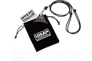 LOGAN WHISTLES Logan Sport - Silbato de perro pastor y cordón de cuerda de vela, Negro, Taille unique