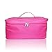 *NEW* NYK1 PINK or BLACK Gel Nail Case Bag for Nail Technician or Therapist Vanity Case - Professional Beautician Storage Carry Case for Nail Lamp, Gel Nails and Cosmetics