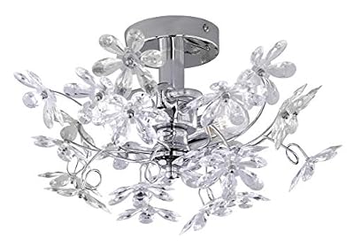 Reality R20012017 Applique Métal 4 W E14 Chrome