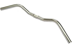 Raleigh - RNH360 - Comfort Handlebars for Hybrid, Trekking and City Bicycles 610mm Wide in Silver