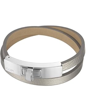 Joop! Damen-Armband Edification Edelstahl rhodiniert Leder 20 cm - JPBR10360A200