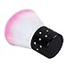 Elite99 Convenient Colourful Nail Remover Brush for Acrylic & UV Gel Polish Nail Art Decor Dust Powder Cleaner or Cosmetic Face Brush Make-up Manicure Foundation Pink