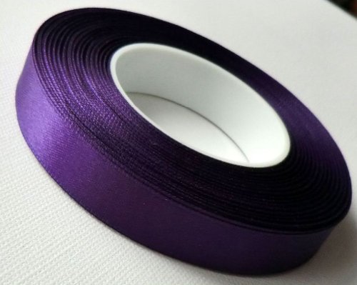 SATINBAND 25m x 15mm Lila Schleifenband Satin Geschenkband DEKOBAND