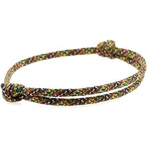 KOMIMAR Surfer Armband REGENBOGEN KORALLE - cool lässiger Surf Style - Freundschaftsarmband - Skater - Segeln - Geschenkidee - Handgemacht - Yachting - Skipper - Strandschmuck - DIVER - Schmuck - Bracelet