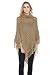 Cayman Beige Acrylic Woollen Knitted Poncho Sweater RS.1097.00