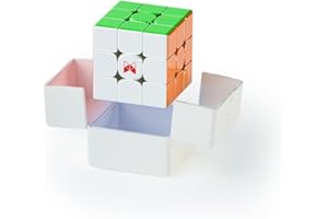 Bukefuno QY Tornado V4 Pioneer MagLev UV 3 x 3 vitesses Cube magique QY Toys Tornado V4M MagLev UV 3 x 3 x 3 puzzle 2024 nouveaux cubes sans autocollant (Pioneer MagLev version UV)