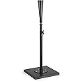 COSTWAY Baseball Tees for Hitting, Adjustable Softball Batting Practice Tee with Stable Base and Rubber Topper, Travel Portable Tee Stand