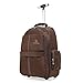 Produktbild Wheeled Laptop Rucksack, Ideal Für High School, College Rucksack, Roll Schultasche, Business-Rucksack,Brown