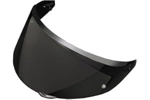 MTDVZR New K3 Helmet Visor Replacements,UV Protection Helmet Shield Visor Windshield Compatible with AGV K3 DOT(E2206) Helmets,2023 Model (Deep Black-Day Use Only)