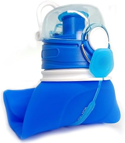 COLLAPSIBLE Water Bottle 750ml + LEAK PROOF VALVE | BPA-Free Food-Grade Silicone