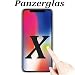 Produktbild Panzerglas Apple iPhone X Schutzfolie - Panzerglasfolie Glasfolie Displayschutz brillante Qualität