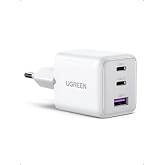 UGREEN Zapix USB C Charger 30W Plug iPhone Quick Charge GAN (White) | 3 Ports Compatible with iPhone 18 Pro Max 17 Air 16 15