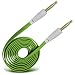 Produktbild Fone-Case (Green)Huawei P10 High Quality 3,5 mm Klinke, um Jack Flachkabel AUX AUX-Audiokabel führen