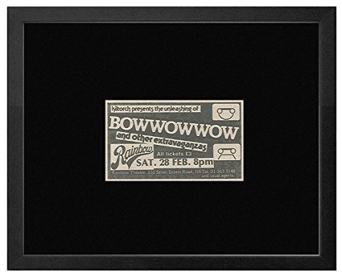 Bow Wow Wow - Rainbow Theatre 28th Feb 1981 Framed Mini Poster - 20x18cm