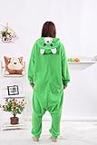 Honeystore Jumpsuit Tier Cartoon Glück Bär Fasching Halloween Kostüm Sleepsuit Cosplay Pyjama Schlafanzug Erwachsene Unisex Kigurumi Tier Onesize L -