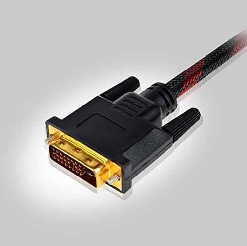 Top-Longer DVI auf VGA Adapterkabel Kabel DVI-I 24+5 Stecker auf 15 Polig HD-Stecker Vergoldete Konverter Hochreine Kupferleiter, Unterstützung 1080P für Laptop,, HDTV ,Gaming , DVD und Beamer - 7