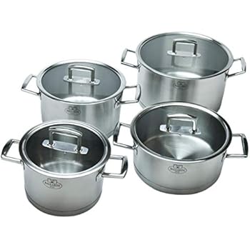 Ballarini Pisa Topfset 4H0000.4 Kochtöpfe aus Edelstahl