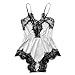 Produktbild UFACE Unterwäsche Übergröße Frau Femmes Unterwäsche Nachtschatten Sleepwear Kleid Babydoll Negligee Damen Nachtwäsche Nachtkleid Nachthemd Lingerie Dessous