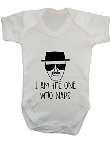 I Am The One Who Naps Funny Breaking Bad Parody Heisenberg Knocks Baby Bodysuit Babygrow Vest