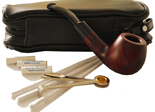 Juego de pipas para principiantes con pipa, bolsa de pipas, limpiador de pipas y filtro de pipas más herramienta de pipas - Juego de arranque