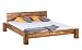 Produktbild Massiv Holz Doppelbett 180x200 cm Eiche Bettgestell Ehebett Schlafzimmer Bett