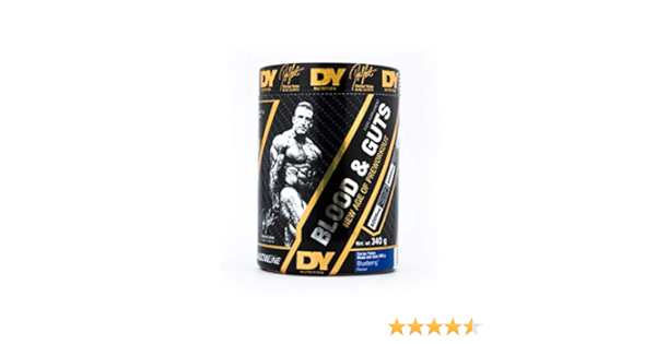 Dy Nutrition Dorian Yates Blood And Guts 340 Gms Blueberry Amazon In Health Personal Care