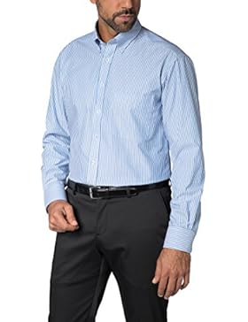 ETERNA Langarm Hemd COMFORT FIT Ripsbindung gestreift