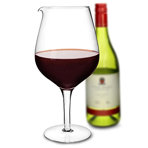 bar@drinkstuff Carafe à décanter en forme de verre à vin géant 1,9 litre