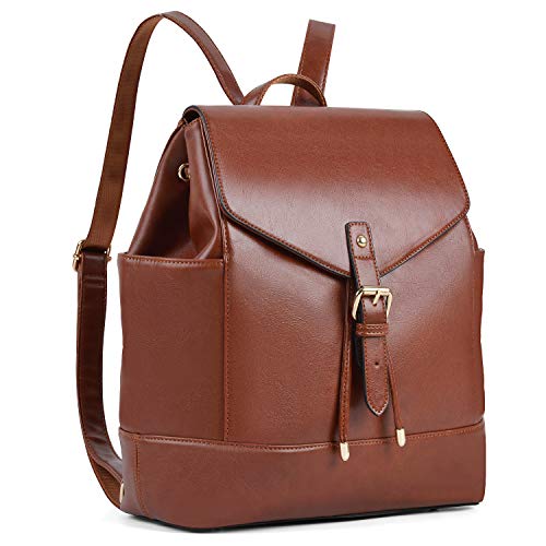 Leather Rucksack, COOFIT Backpack Women Ladies Backpack Girls Schoolbag  Casual Daypack School Backpacks Bag Satchel - Main Image