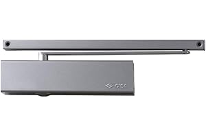 CISA Protettore cilindro Asymmetric Aerial Door Closer Rack and Pinion D5200, Black matt, Largh. Porta Max 1100