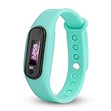 Uhren Damen Armbanduhr Run Step Watch Armband Schrittzähler Kalorienzähler Digital LED Gehabstand Uhr Sport-Armband，YpingLonk