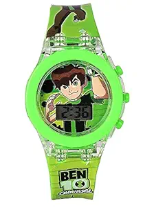 D.k 11 Ben 10 Watch for Boys with 7 Color Light Changer Watch (Ben 10)