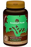 Rainforest Foods Organic Broken Cell Wall Chlorella Tablets 500mg Pack of 300