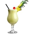 Utopia Pina Colada Cocktail Glass - Poco Grande, Stemmed, Tulip Beer Goblet, 13oz / 375ml