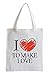 Produktbild I love to make love Fun Jutebeutel