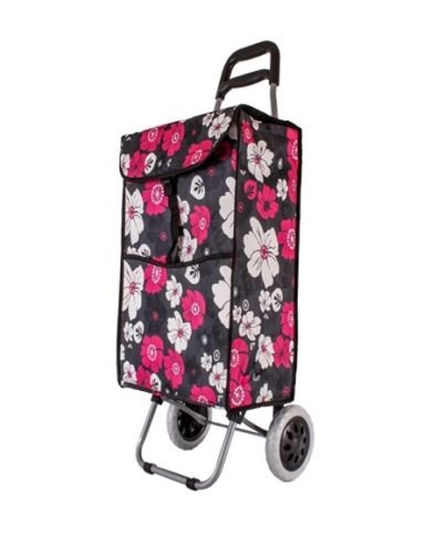 Carrito de Compras por Alexander Graham | De Alta Calidad, Ligero y Con Bolsa de Gran Capacidad de 47 Litros | Carrito de Compras Plegable con 2 Ruedas y Soporte  