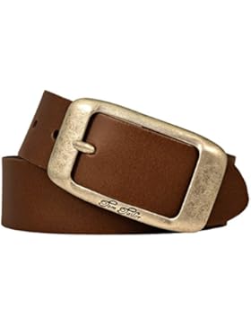 TOM TAILOR Damen Leder Gürtel Belt Ledergürtel Rindleder used baileys 40 mm Damengürtel